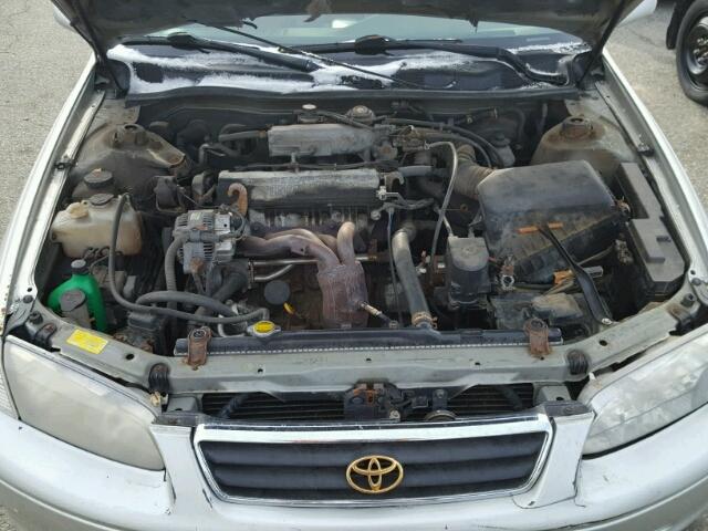 4T1BG22K81U031386 - 2001 TOYOTA CAMRY CE GRAY photo 7