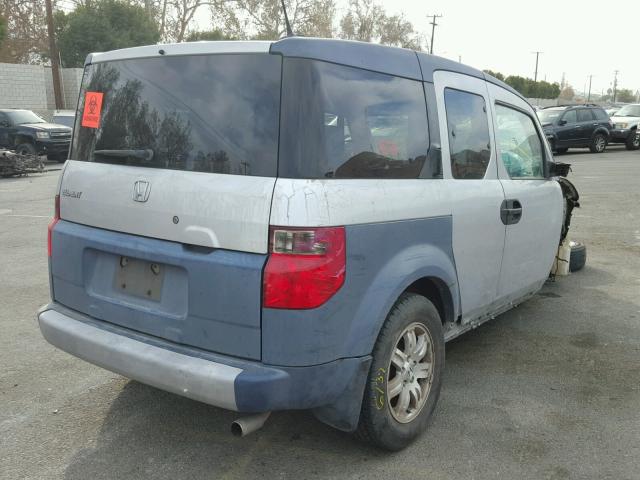 5J6YH18616L014517 - 2006 HONDA ELEMENT EX SILVER photo 4