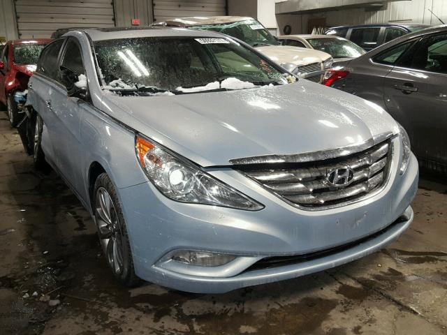 5NPEC4AB5BH218834 - 2011 HYUNDAI SONATA SE BLUE photo 1