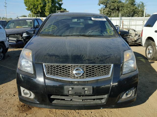 3N1BB6AP4CL728772 - 2012 NISSAN SENTRA SE- BLACK photo 9