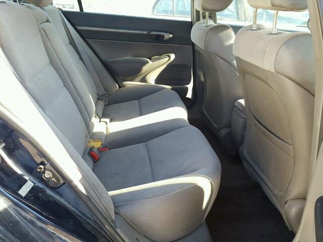1HGFA15818L002654 - 2008 HONDA CIVIC EX 蓝色 照片 6