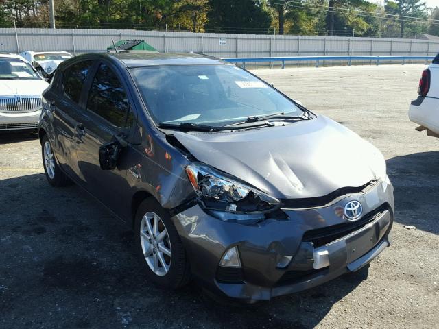 JTDKDTB37C1010495 - 2012 TOYOTA PRIUS C GRAY photo 1