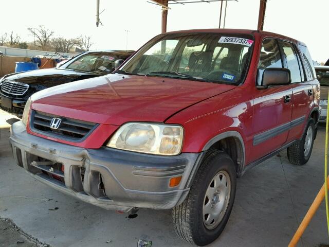 JHLRD28491C003643 - 2001 HONDA CR-V LX RED photo 2