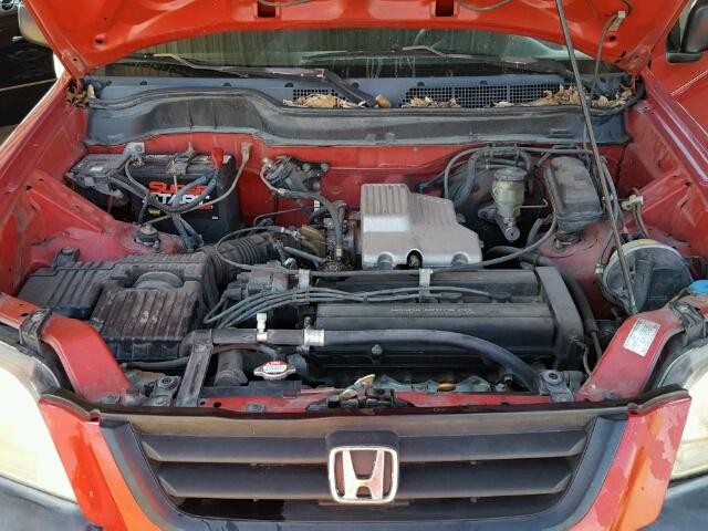 JHLRD28491C003643 - 2001 HONDA CR-V LX RED photo 7