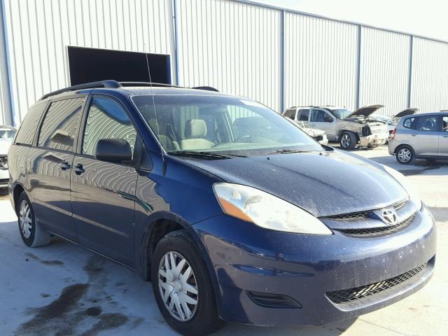 5TDZK23C87S022502 - 2007 TOYOTA SIENNA CE BLUE photo 1