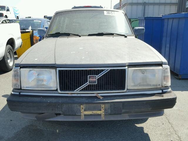 YV1AX8851H1760212 - 1987 VOLVO 245 DL GRAY photo 9