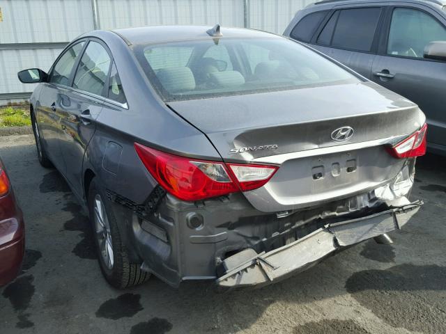 5NPEB4AC4BH169282 - 2011 HYUNDAI SONATA GLS GRAY photo 3