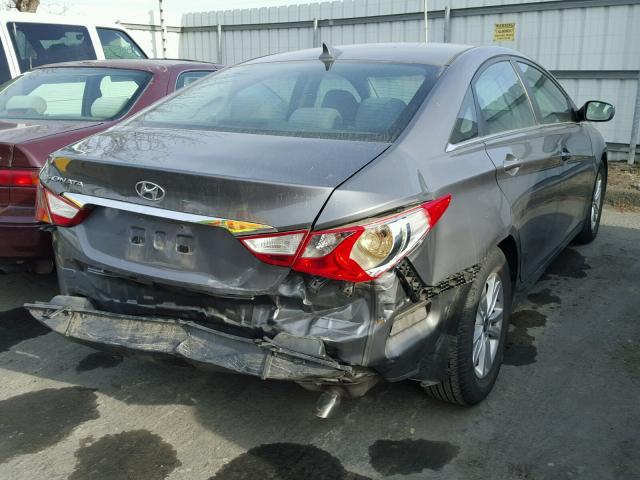 5NPEB4AC4BH169282 - 2011 HYUNDAI SONATA GLS GRAY photo 4