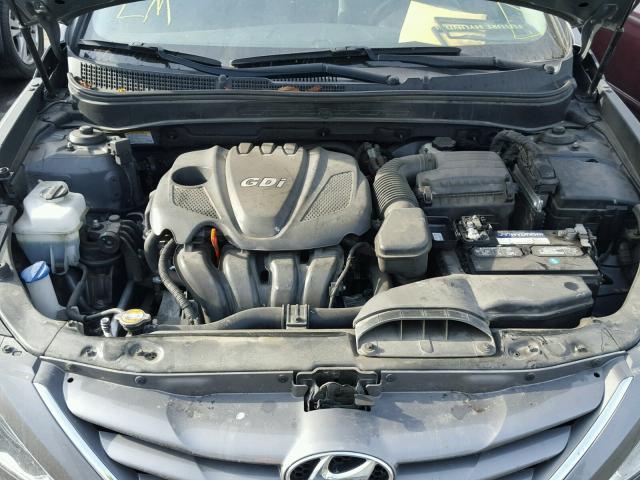 5NPEB4AC4BH169282 - 2011 HYUNDAI SONATA GLS GRAY photo 7