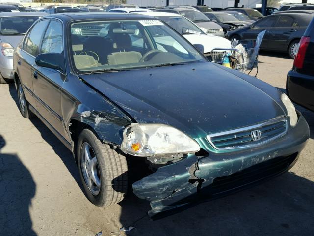 1HGEJ8649YL033957 - 2000 HONDA CIVIC EX 绿色 照片 1