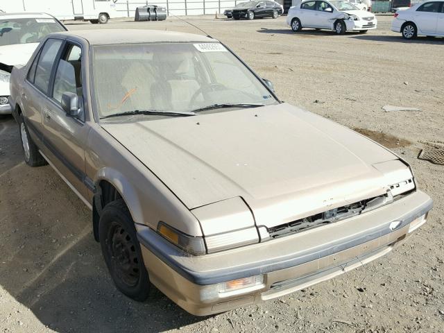 JHMCA5539KC095152 - 1989 HONDA ACCORD LX BEIGE photo 1