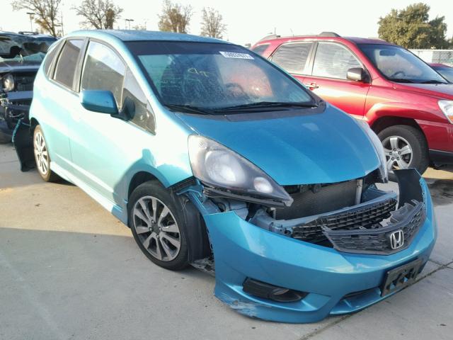 JHMGE8H52CC006544 - 2012 HONDA FIT SPORT TURQUOISE photo 1