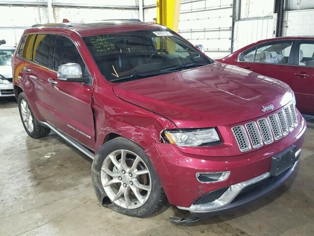 1C4RJFJG7EC417320 - 2014 JEEP GRAND CHER MAROON photo 1