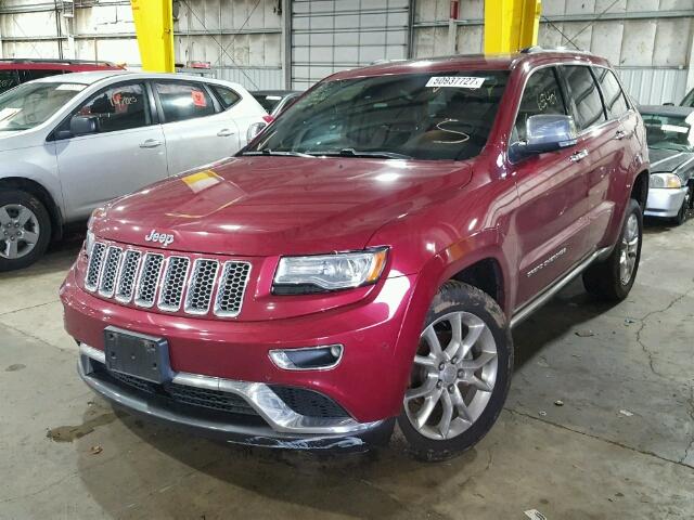 1C4RJFJG7EC417320 - 2014 JEEP GRAND CHER MAROON photo 2