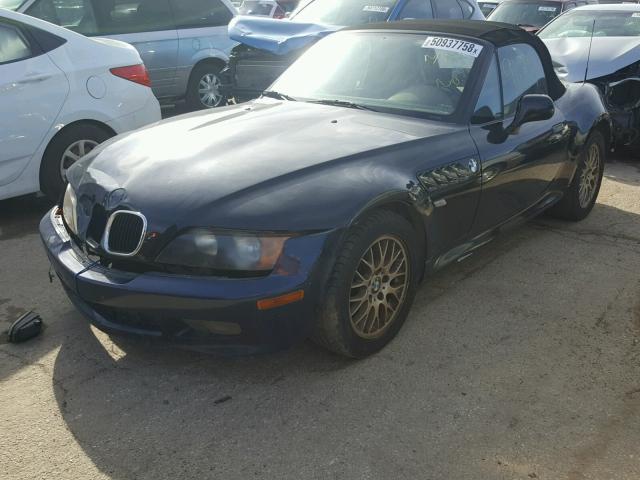 4USCH9348YLG02659 - 2000 BMW Z3 2.3 BLACK photo 2