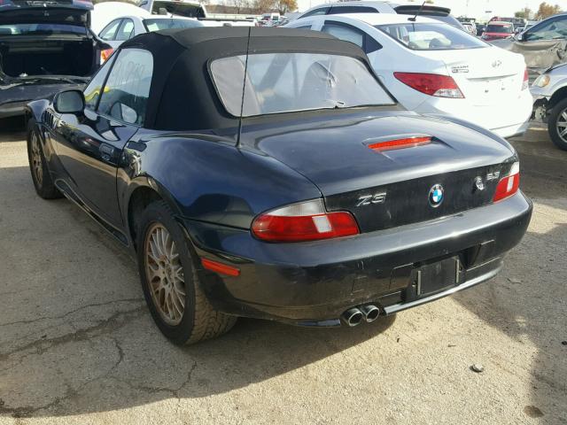 4USCH9348YLG02659 - 2000 BMW Z3 2.3 BLACK photo 3