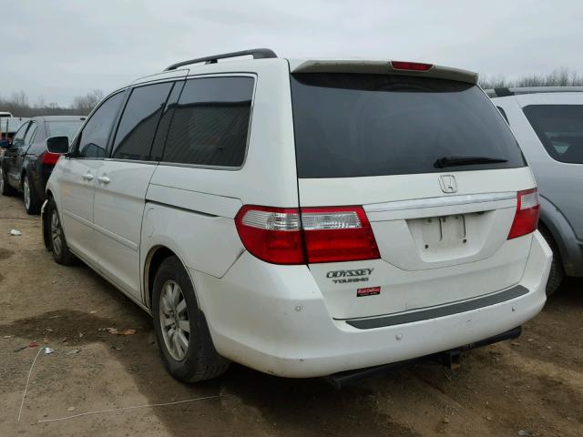 5FNRL38807B069406 - 2007 HONDA ODYSSEY TO WHITE photo 3