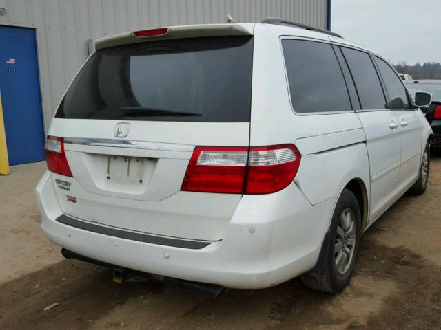 5FNRL38807B069406 - 2007 HONDA ODYSSEY TO WHITE photo 4