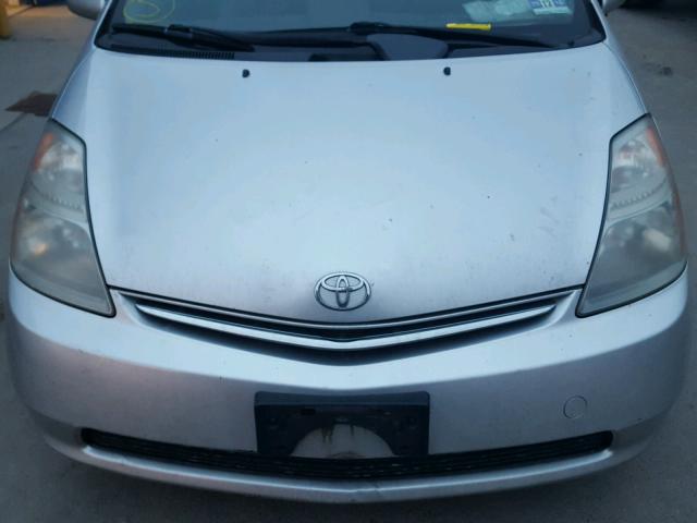 JTDKB20U283336938 - 2008 TOYOTA PRIUS SILVER photo 7