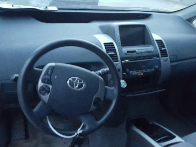 JTDKB20U283336938 - 2008 TOYOTA PRIUS SILVER photo 9