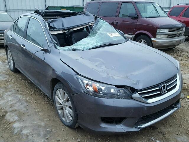 1HGCR2F88DA802678 - 2013 HONDA ACCORD EXL BLUE photo 1