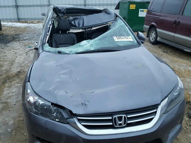 1HGCR2F88DA802678 - 2013 HONDA ACCORD EXL BLUE photo 9