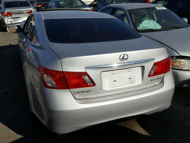 JTHBJ46G072057880 - 2007 LEXUS ES 350 SILVER photo 3