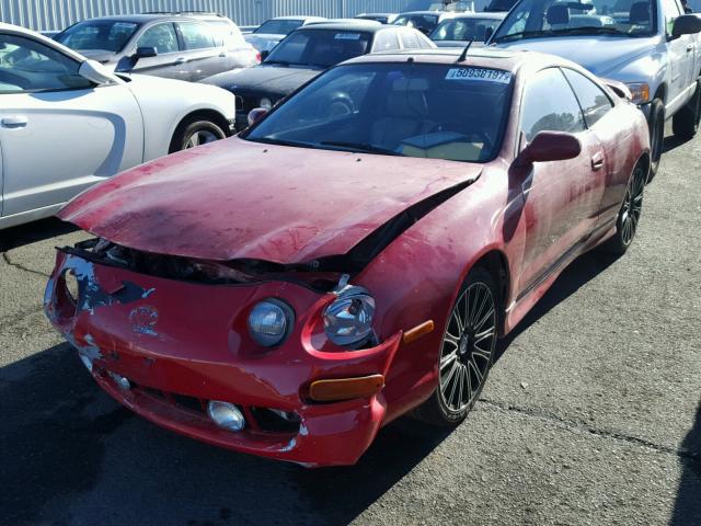 JT2DG02T7W0051548 - 1998 TOYOTA CELICA GT RED photo 2