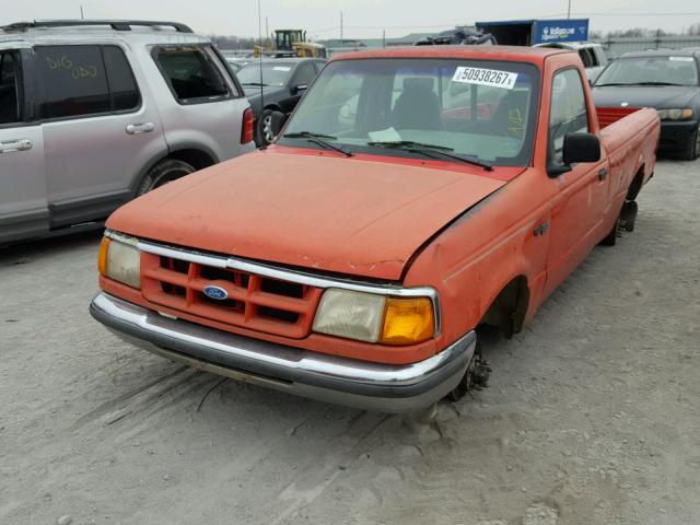 1FTCR10UXRUC47088 - 1994 FORD RANGER RED photo 2