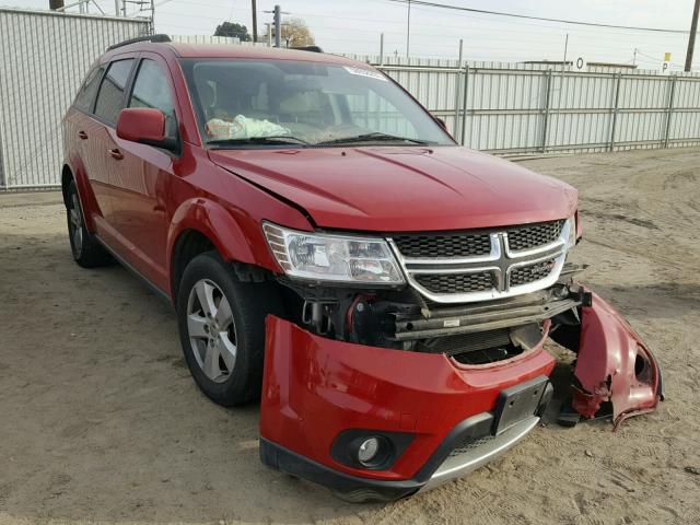 3C4PDDBG6CT289719 - 2012 DODGE JOURNEY SX RED photo 1