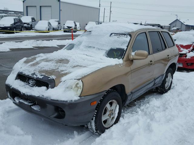 KM8SB12BX4U807837 - 2004 HYUNDAI SANTA FE G BROWN photo 2