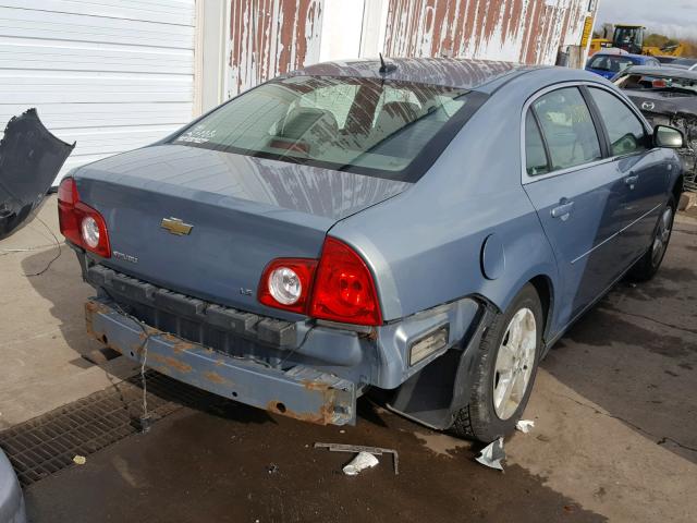 1G1ZG57B584265100 - 2008 CHEVROLET MALIBU LS 蓝色 照片 4
