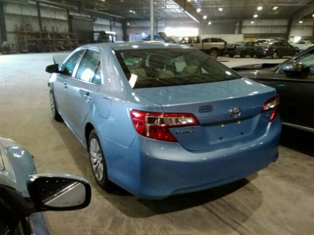 4T1BF1FK1DU669698 - 2013 TOYOTA CAMRY L BLUE photo 3