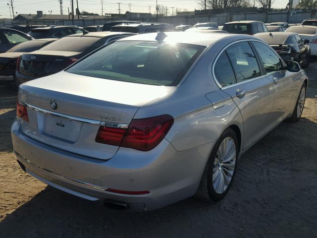 WBAYA6C53FGK16612 - 2015 BMW 740 I SILVER photo 4