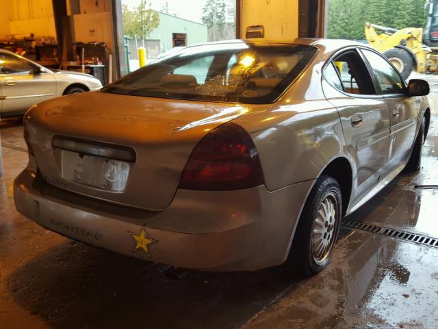 2G2WP552561310868 - 2006 PONTIAC GRAND PRIX BEIGE photo 4