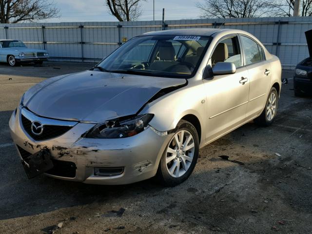 JM1BK12F271678408 - 2007 MAZDA 3 I SILVER photo 2