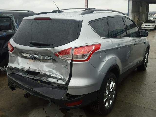 1FMCU0H99DUA58607 - 2013 FORD ESCAPE SEL SILVER photo 4