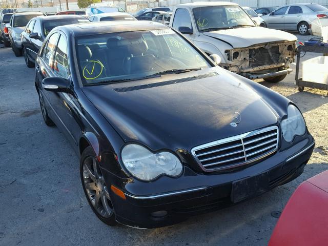 WDBRF40J53F429043 - 2003 MERCEDES-BENZ C 230K SPO BLACK photo 1