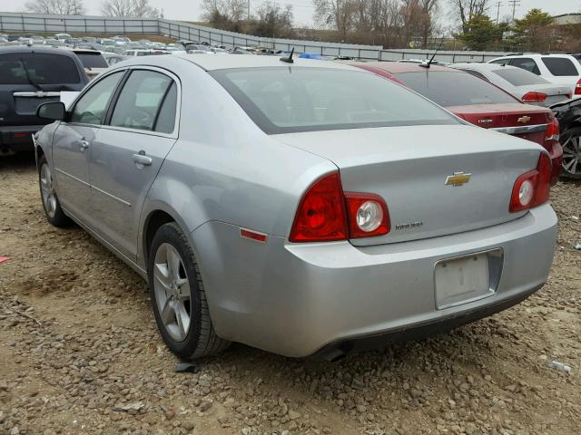 1G1ZB5EB8AF274773 - 2010 CHEVROLET MALIBU LS SILVER photo 3