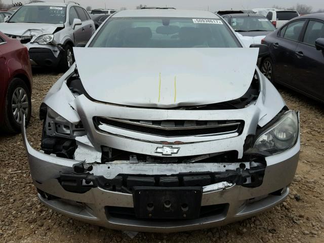 1G1ZB5EB8AF274773 - 2010 CHEVROLET MALIBU LS SILVER photo 7