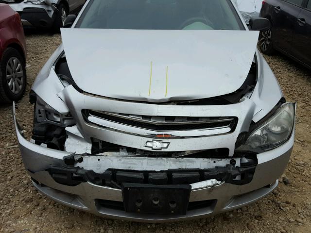 1G1ZB5EB8AF274773 - 2010 CHEVROLET MALIBU LS SILVER photo 9