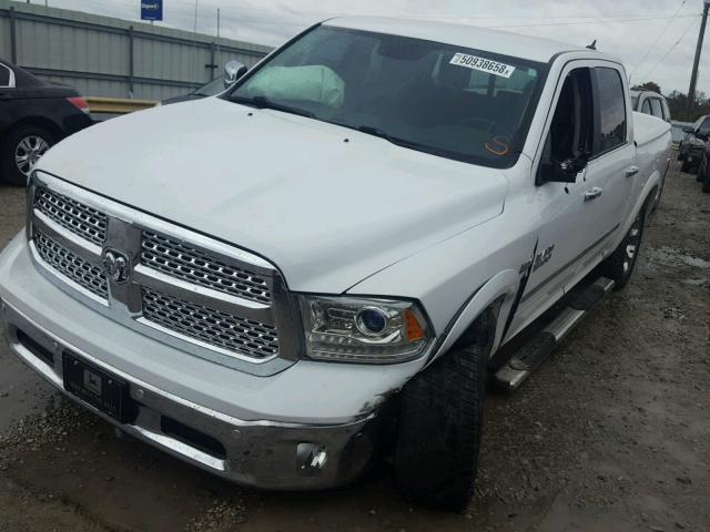 1C6RR7NT1FS699930 - 2015 RAM 1500 LARAM WHITE photo 2