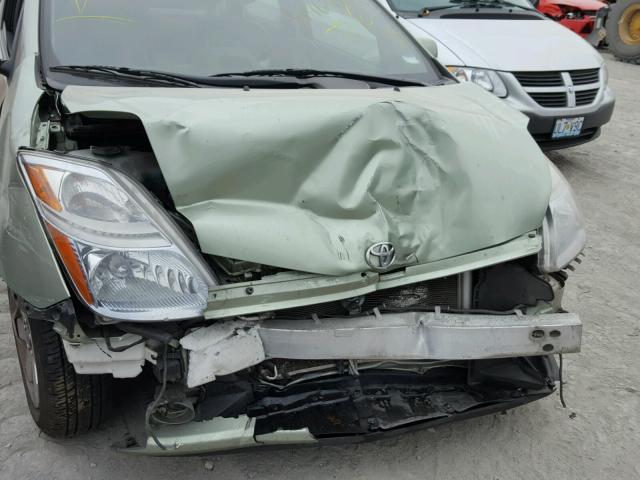 JTDKB20U697869272 - 2009 TOYOTA PRIUS GREEN photo 7