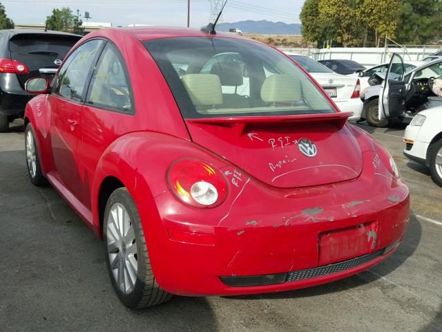 3VWRG31C18M525622 - 2008 VOLKSWAGEN NEW BEETLE 红色 照片 3