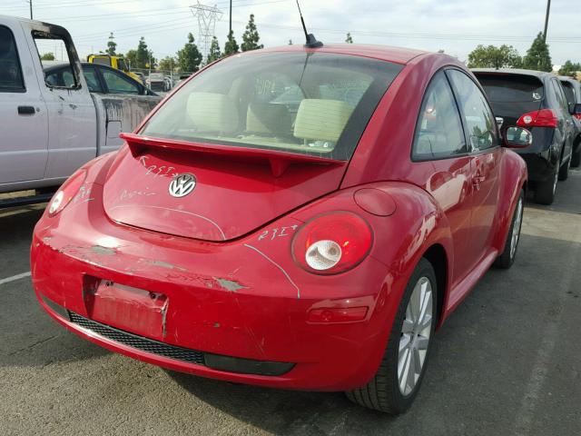 3VWRG31C18M525622 - 2008 VOLKSWAGEN NEW BEETLE 红色 照片 4