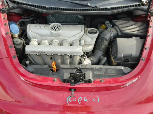 3VWRG31C18M525622 - 2008 VOLKSWAGEN NEW BEETLE 红色 照片 7
