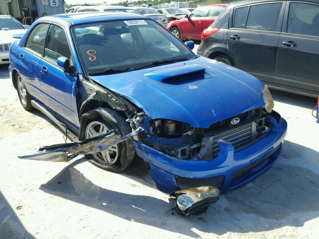 JF1GD29684G501792 - 2004 SUBARU IMPREZA WR BLUE photo 1