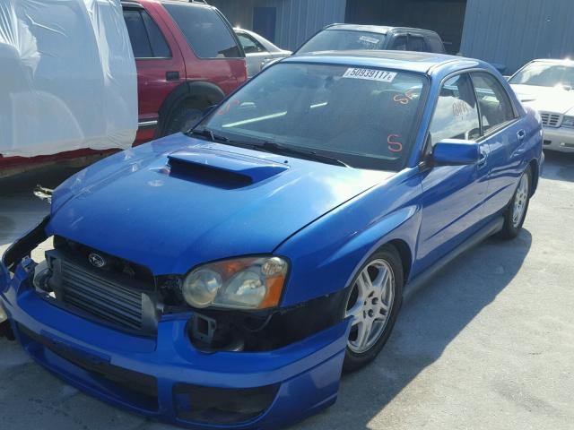 JF1GD29684G501792 - 2004 SUBARU IMPREZA WR BLUE photo 2