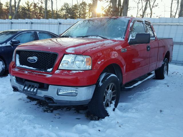 1FTPX14544NB20723 - 2004 FORD F150 RED photo 9