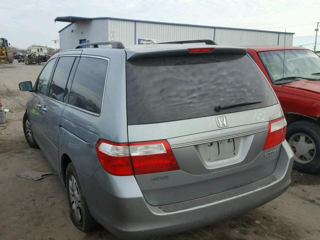 5FNRL38655B062351 - 2005 HONDA ODYSSEY EX GREEN photo 3